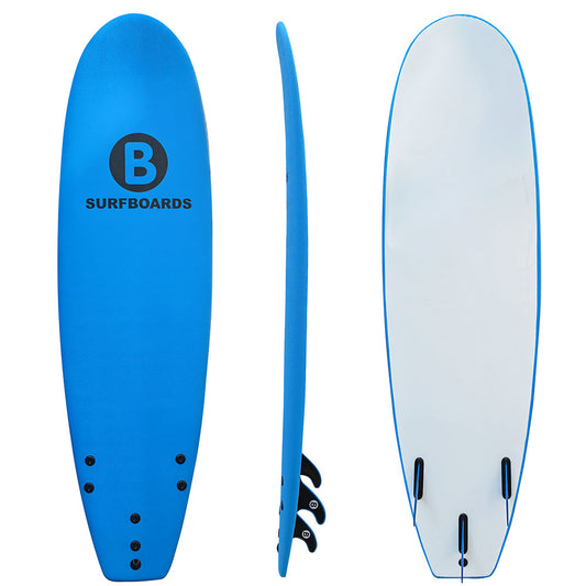 6’6 B Softboard Blue