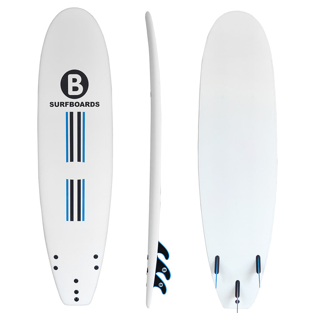 7’6 B SOFT BOARD White